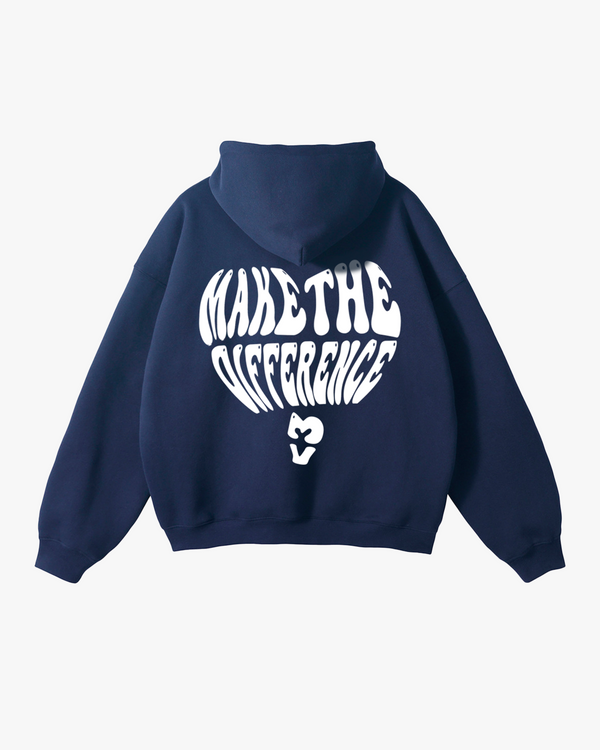 Hoodie Make the Difference Azul